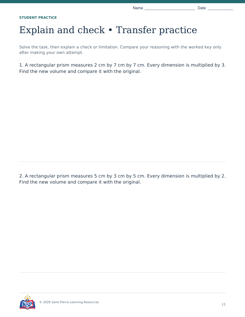 Actual page 11 from sat act volume math skill builder; sample only.