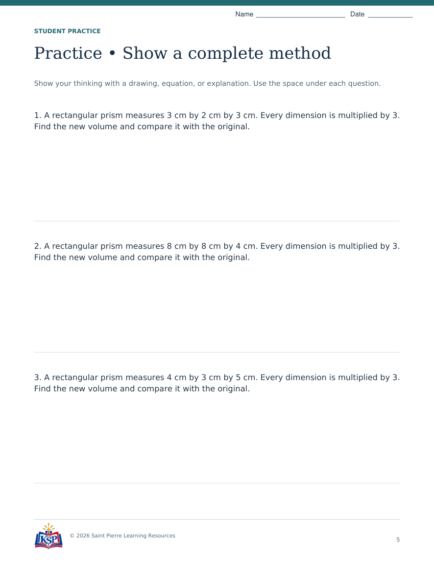 Actual page 5 from sat act volume math skill builder; sample only.