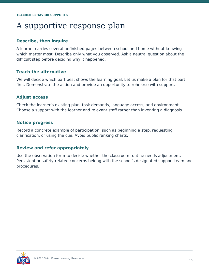 Actual page 15 from teacher finishing unfinished work toolkit; sample only.